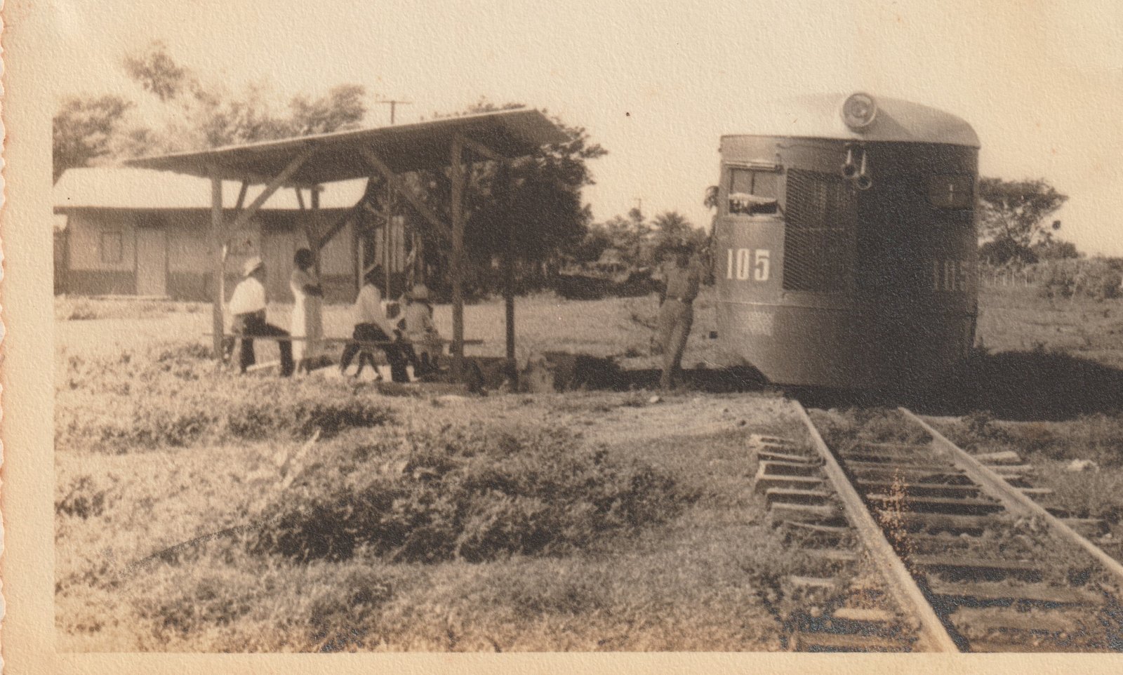 Motor 105 en La Estrella, 1950s