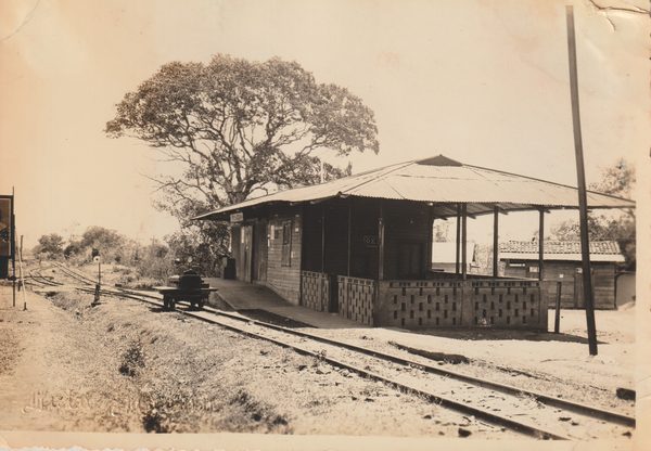 Antigua estación de Bugaba.