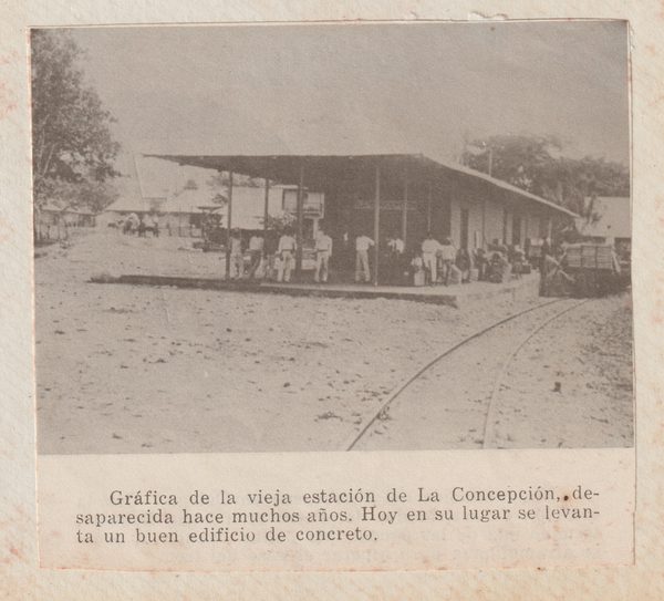 Antigua estación de La Concepción en estado actual.