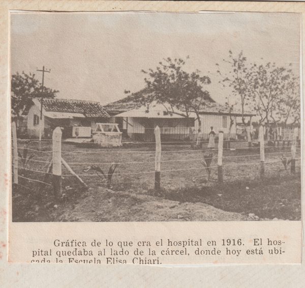 Hospital de David, 1916.